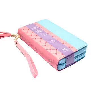 Biblia RVR60 015cz Horizonte Azul/rosa - Biblias