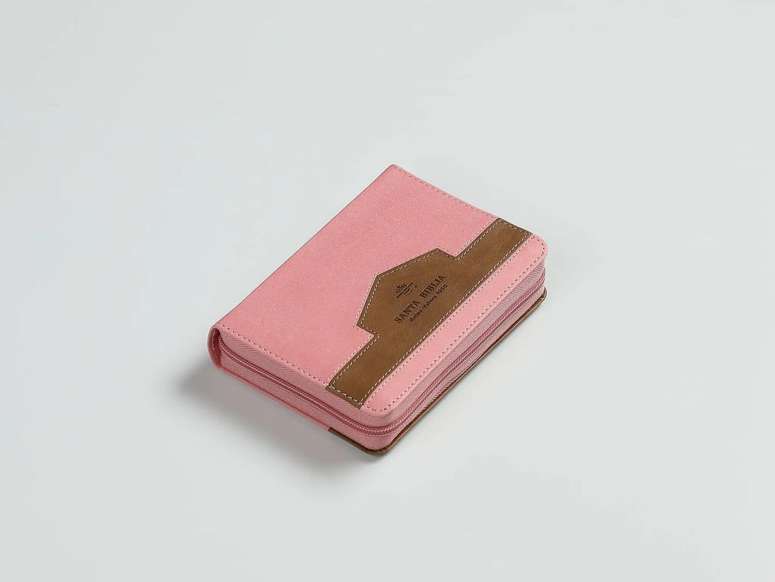 Biblia RVR60 025czti Elegante Rosa/café - Biblias